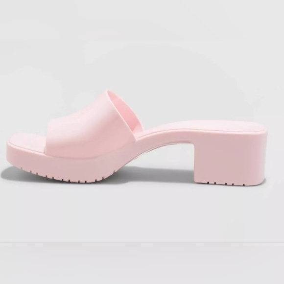 Women's Mad Love Marni Jelly Slide Heels Pink - Picture 2 of 8